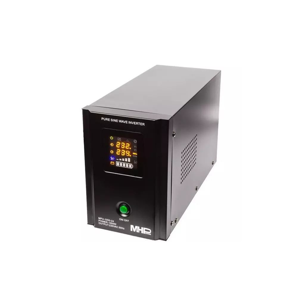 Obrázek produktu MHPower záložní zdroj MPU-1050-24, UPS, 1050W, čistý sinus, 24V