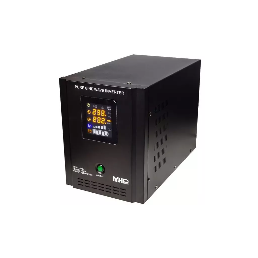 Obrázek produktu MHPower záložní zdroj MPU-1400-24, UPS, 1400W, čistý sinus, 24V