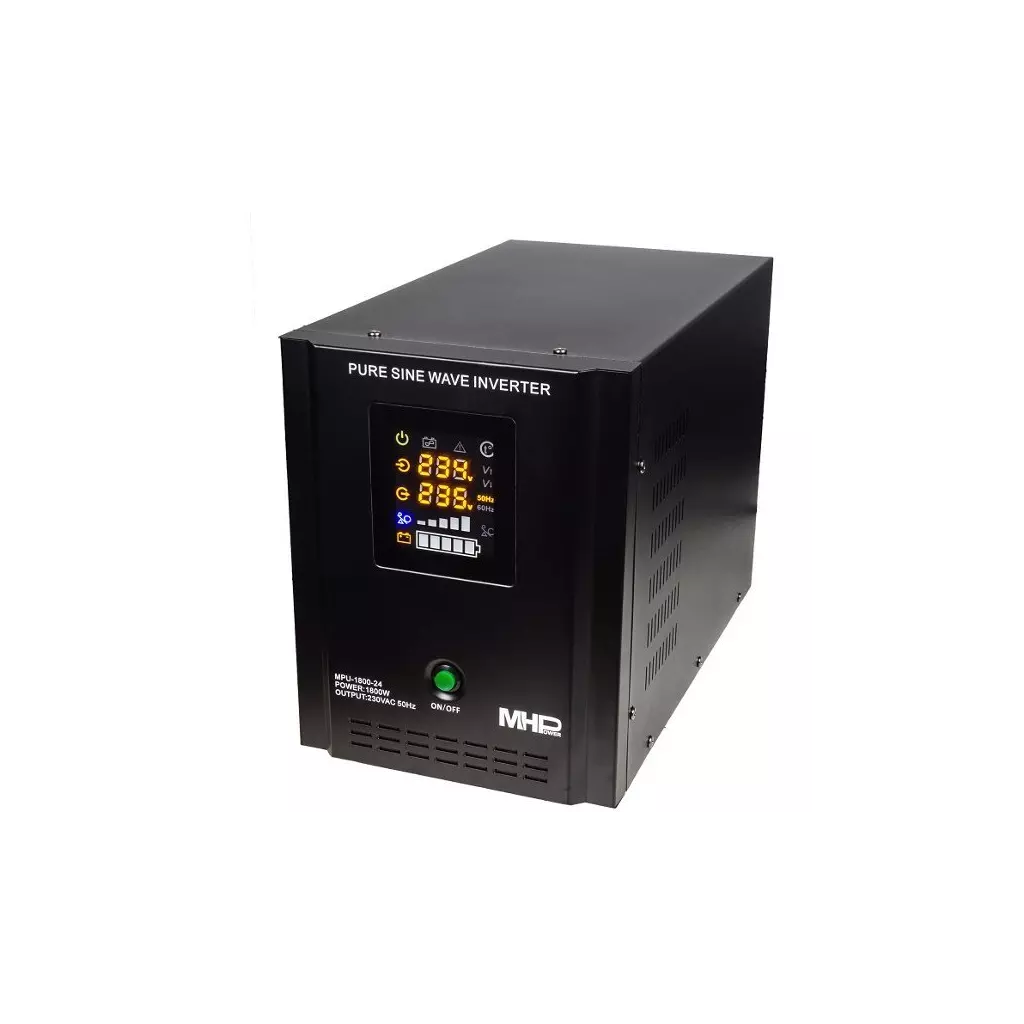 Obrázek produktu MHPower záložní zdroj MPU-1800-24, UPS, 1800W, čistý sinus, 24V