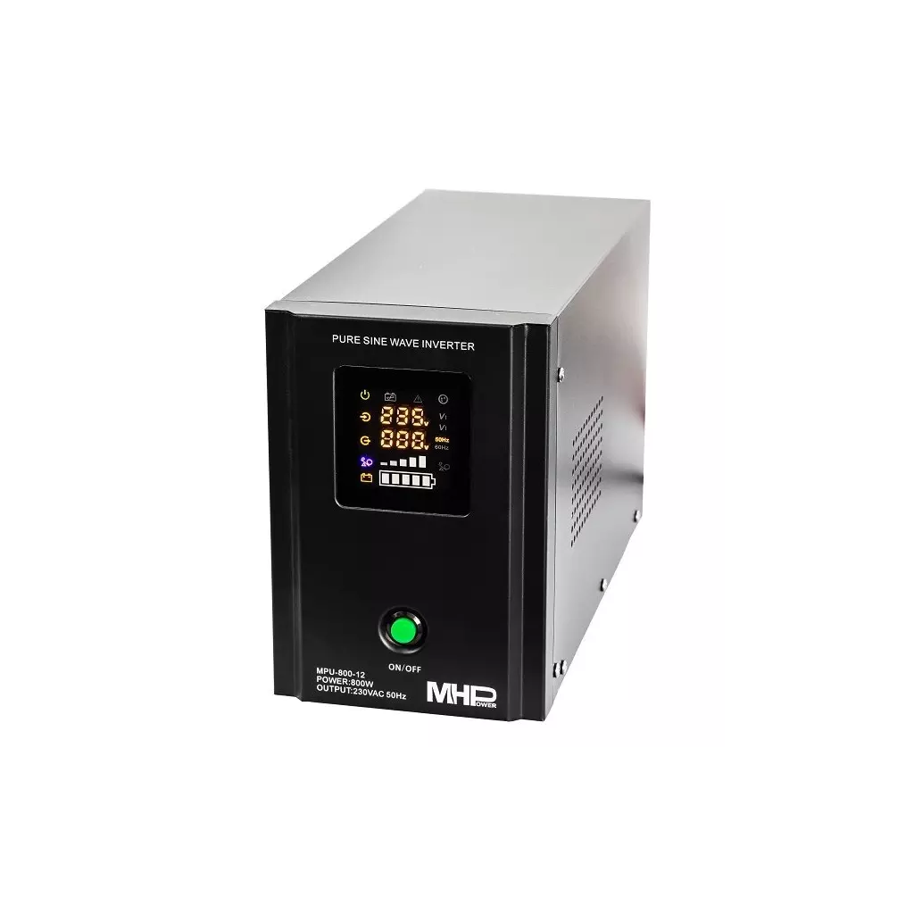 Obrázek produktu MHPower záložní zdroj MPU-800-12, UPS, 800W, čistý sinus, 12V