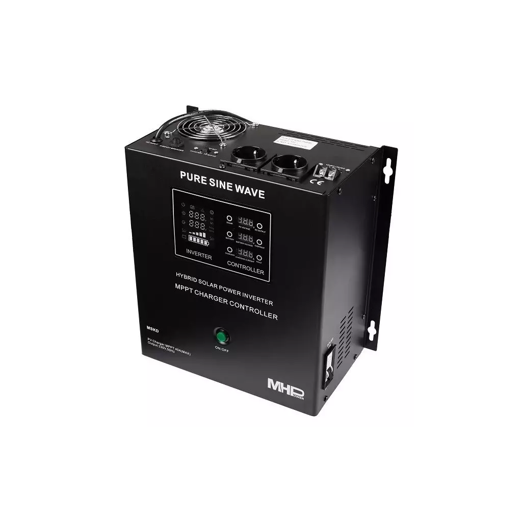Obrázek produktu MHPower záložní zdroj MHPower MSKD-1800-24, UPS, 1800W, čistý sinus, 24V, solární regulátor MPPT