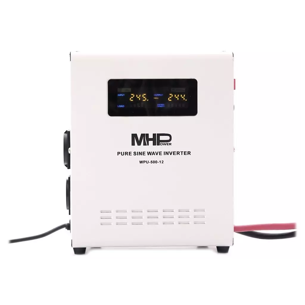 Obrázek produktu MHPower záložní zdroj WPU-500-12, UPS, 500W, čistý sinus, 12V