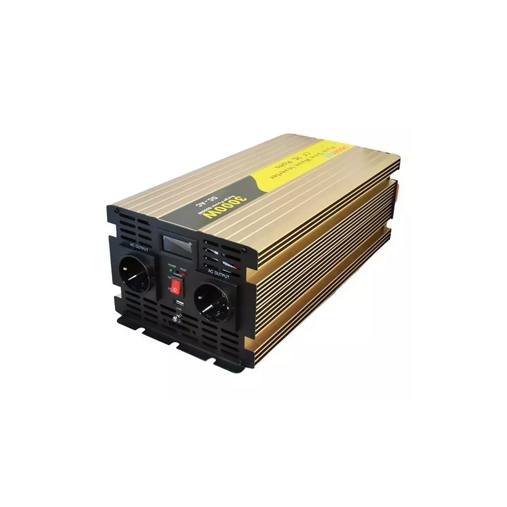 Obrázek produktu ROGERELE Sinusový měnič napětí REP3000-12, 3000W, 12V, USB port