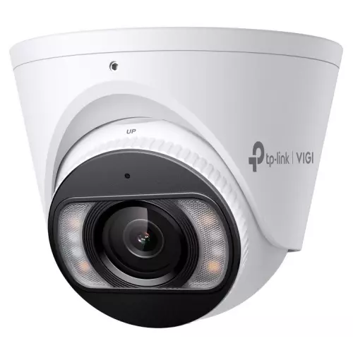 obrázek produktu TP-Link VIGI C445(4mm), 4MP, turret, 2688x1520, 4 mm, H.265+, barevné noční vidění, mic + repro, PoE, SD, IP67