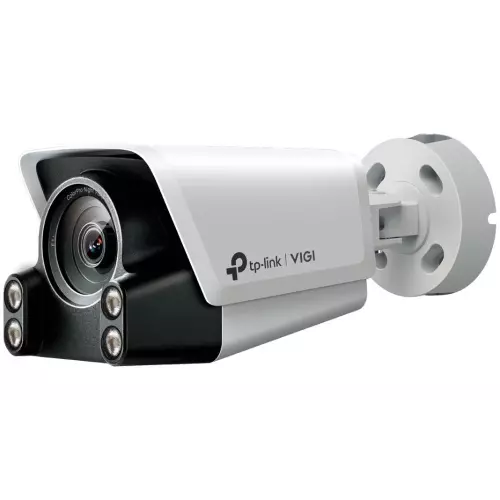obrázek produktu TP-Link VIGI C340S(4mm), 4MP, bullet, 2688x1520, 4 mm, H.265+, ColorPro noční vidění, mic + repro, PoE, SD, IP67