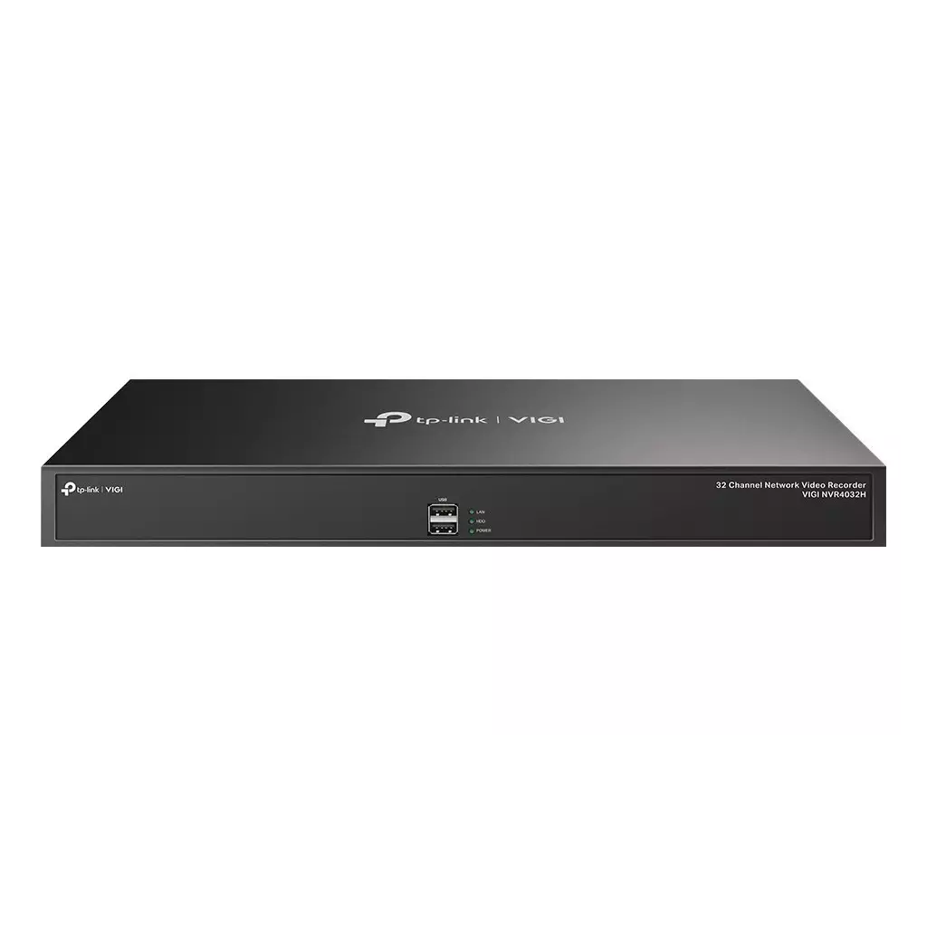 Obrázek produktu TP-Link VIGI NVR4032H, 32 kanálů, až 8MP, 320Mbps, H.265+, 4x SATA, max. 40 TB, 2x GLAN, 3x USB, VGA, HDMI