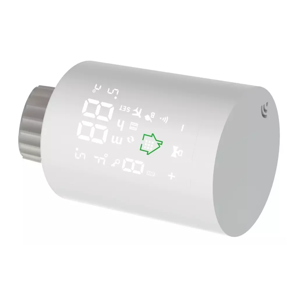 Obrázek produktu Xtend Home Tuya chytrá termostatická hlavice displej na boku