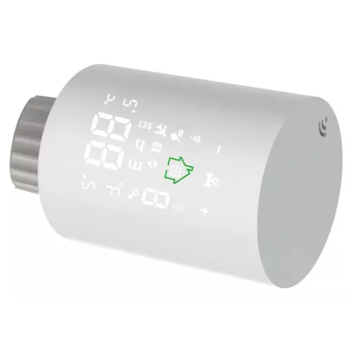 obrázek produktu Xtend Home Tuya chytrá termostatická hlavice displej na boku