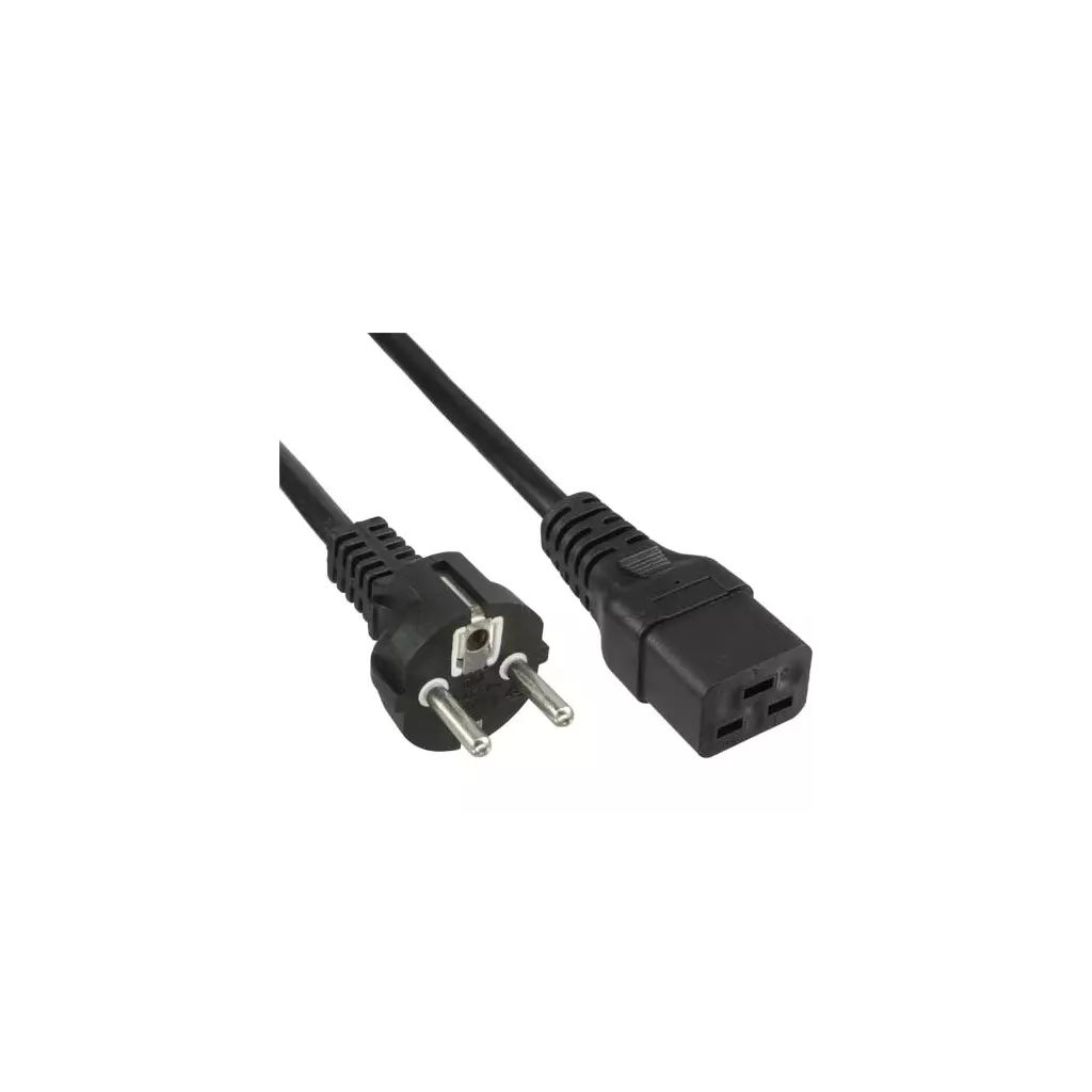 Obrázek produktu Kabel síťový k počítači 230V 16A IEC 320 C19 konektor 1,5m