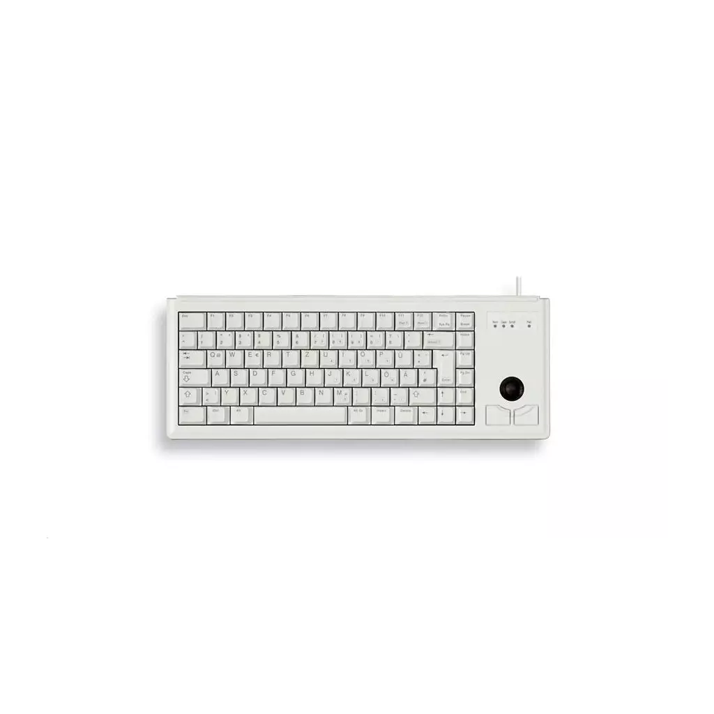 Obrázek produktu Klávesnice Cherry G84-4400LUBEU-0, KEY, USB, světlá, trackball, US