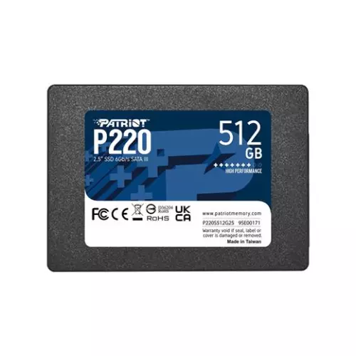 obrázek produktu SSD disk Patriot P220 2,5" 512GB, SATA III