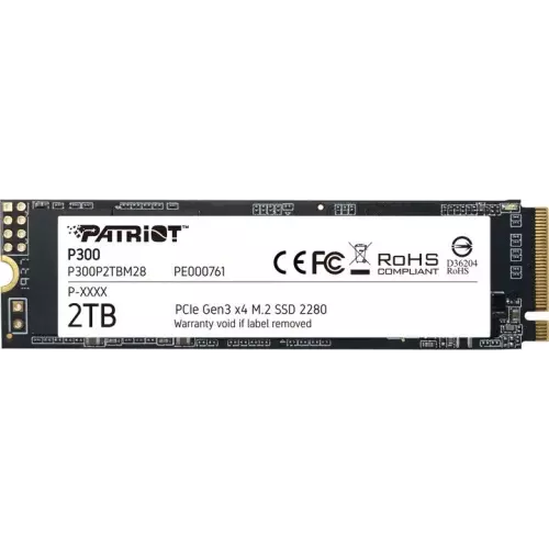 obrázek produktu SSD disk Patriot P300 2TB, M.2 2280, PCIe 3.0 x4, NVMe