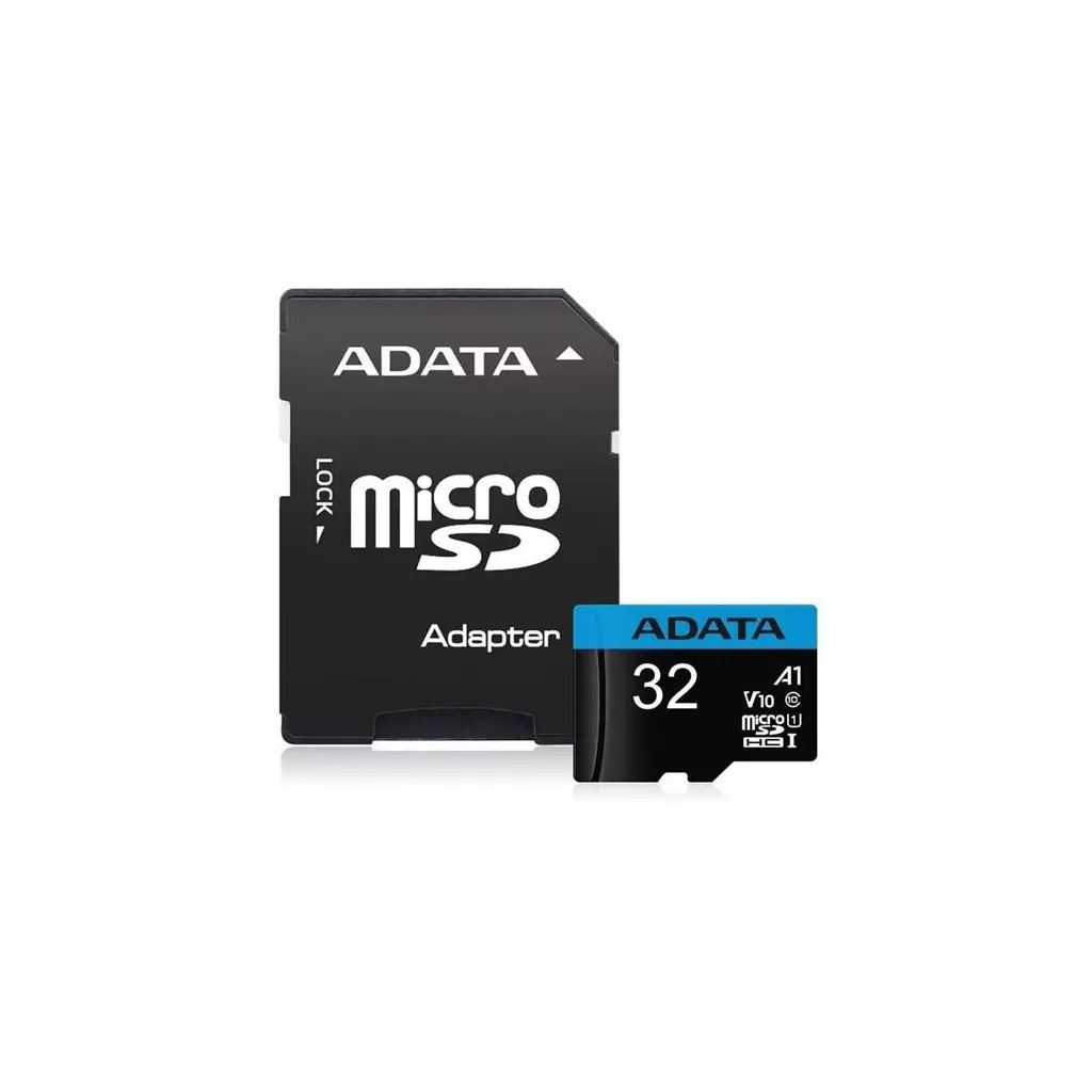 Obrázek produktu Paměťová karta Adata MicroSDHC Premier 32GB UHS-I Class 10, s adaptérem
