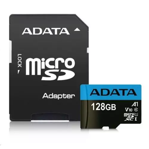 obrázek produktu Paměťová karta Adata MicroSDXC Premier 128GB UHS-I Class 10, s adaptérem