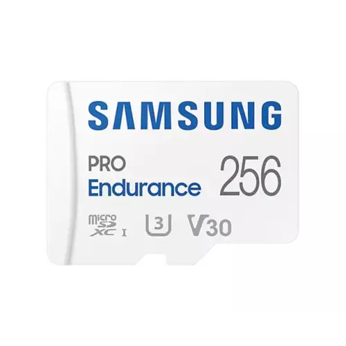 obrázek produktu Paměťová karta Samsung PRO Endurance micro SDXC, 256GB, 100MBps, UHS-I U1, Class 10, + Adaptér
