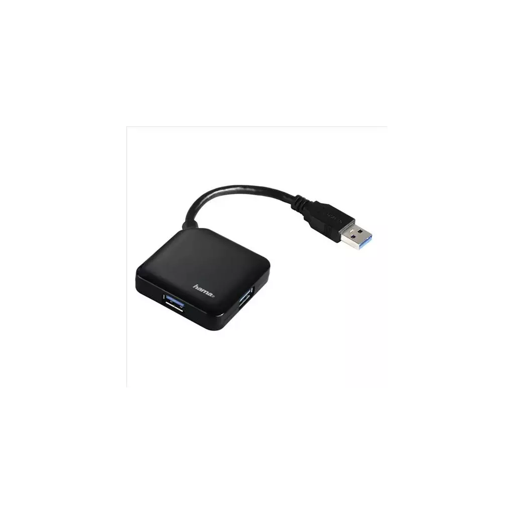 Obrázek produktu USB hub Hama USB 3.0 1:4 , černý