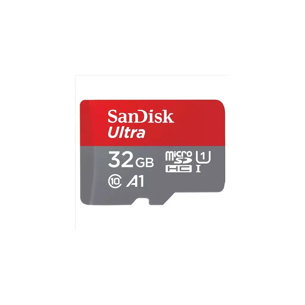 Obrázek produktu Paměťová karta Sandisk Ultra microSDHC 32 GB 120 MB/s  A1 Class 10 UHS-I, s adaptérem