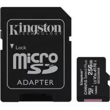 obrázek produktu Paměťová karta Kingston Canvas Select Plus  A1 256GB microSDXC, Class 10, 100R/85W s adaptérem
