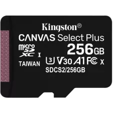obrázek produktu Paměťová karta Kingston Canvas Select Plus  A1 256GB microSDXC, Class 10, 100R/85W bez adaptéru