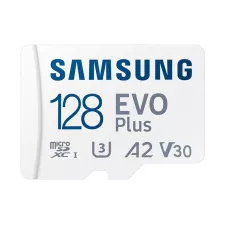 obrázek produktu Paměťová karta Samsung EVO Plus micro SDXC, 128GB, UHS-I U3, Class 10 + Adaptér