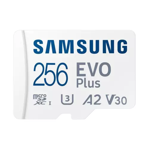 obrázek produktu Paměťová karta Samsung EVO Plus micro SDXC, 256GB, UHS-I U3, Class 10 + Adaptér