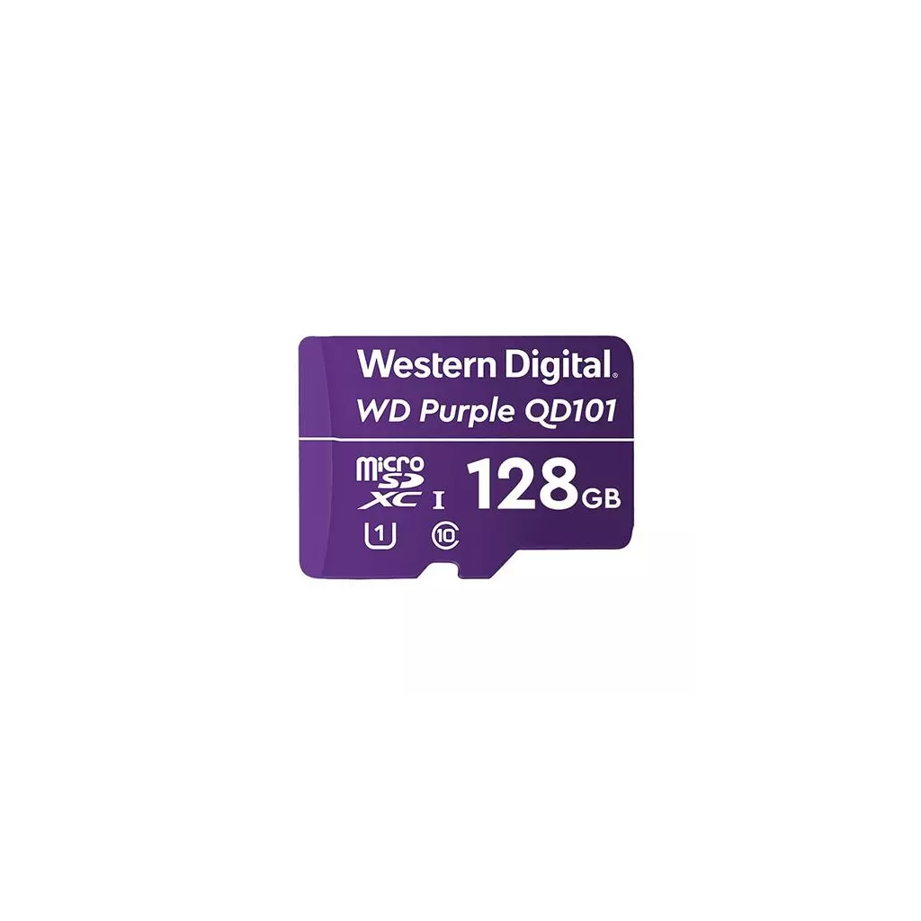 Obrázek produktu Paměťová karta Western Digital Purple microSDXC 128GB Class 10 U1