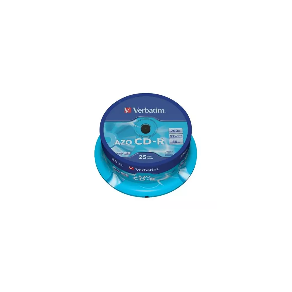 Obrázek produktu Médium Verbatim CD-R 700MB 80min 52x Crystal 25-cake