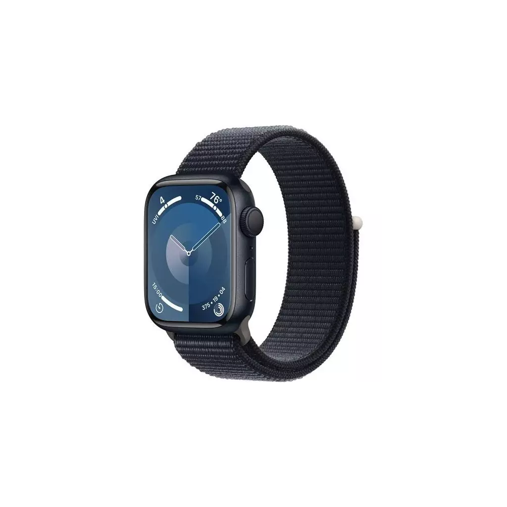 Obrázek produktu Hodinky Apple Watch Series 9 GPS + Cellular, 45mm Midnight Aluminium Case with Midnight Sport Loop