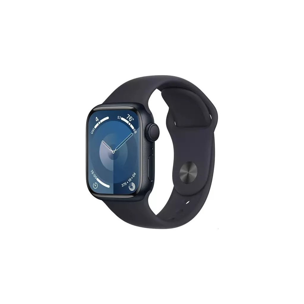 Obrázek produktu Hodinky Apple Watch Series 9 GPS + Cellular, 45mm Midnight Aluminium Case with Midnight Sport Band - M/L