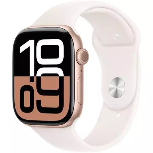 obrázek produktu Hodinky Apple Watch Series 10 GPS 46mm Rose Gold Aluminium Case with Light Blush Sport Band-S/M