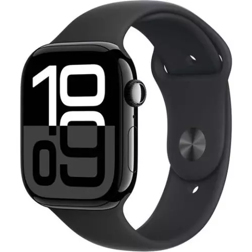 obrázek produktu Hodinky Apple Watch Series 10 GPS + Cellular 42mm Jet Black Aluminium Case with Black Sport Band-S/M