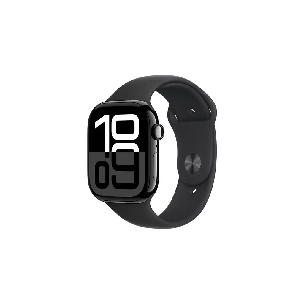 Obrázek produktu Hodinky Apple Watch Series 10 GPS 42mm Jet Black Aluminium Case with Black Sport Band-M/L