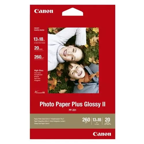 obrázek produktu Fotopapír Canon PP-201 13x18cm, lesklý, 20ks, 260g/m2