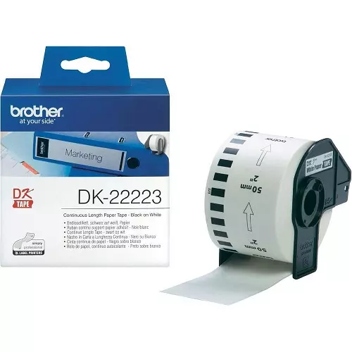obrázek produktu Páska Brother DK-22223 (papírová role 50mm x 30,48m)