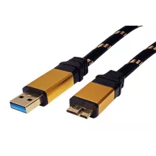 obrázek produktu Kabel Gold USB 3.0 SuperSpeed kabel USB3.0 A(M) - microUSB3.0 B(M), 0,8m