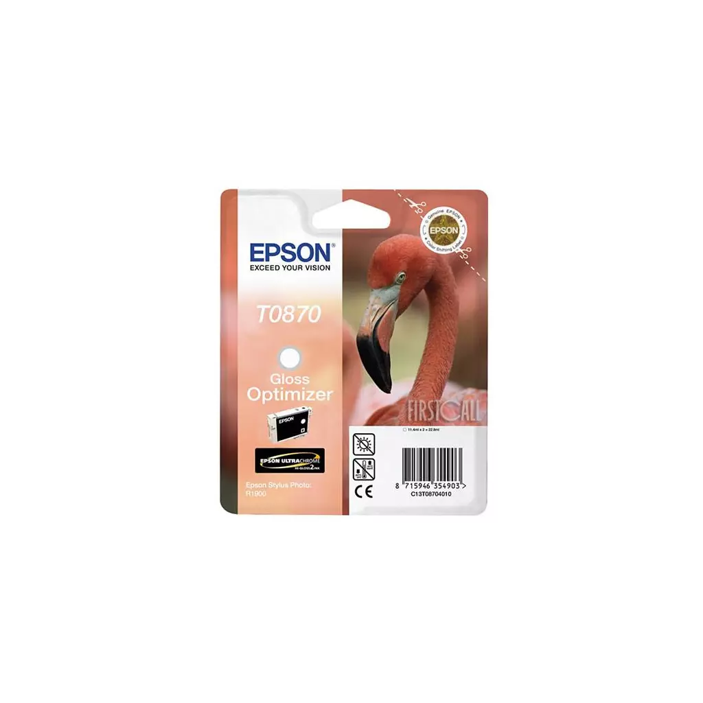 Obrázek produktu Inkoust Epson T0870 Gloss Optmizer pro R1900