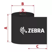 obrázek produktu Páska Zebra ZipShip 2300, 64mm x 74m, TTR, vosk