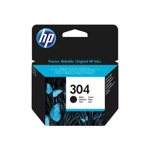 obrázek produktu Inkoust HP 304 černá inkoustová kazeta, ink cartridge (black), N9K06AE#BA3