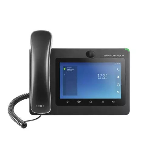 obrázek produktu Telefon Grandstream GXV3370 IP video telefon, Android, 7" LCD, 16x SIP účtů, 2x RJ45, 2xUSB, WIFI, Bluetooth, PoE