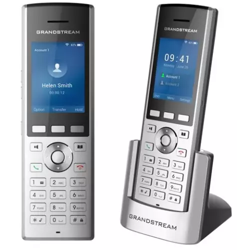 obrázek produktu Telefon Grandstream WP820 WiFi IP, 2,4" bar. displ., 2SIP úč., video, BT, Micro USB, roaming hovoru