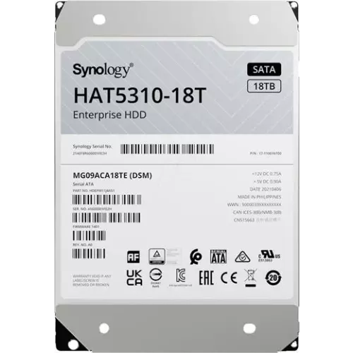 obrázek produktu Disk Synology HAT5310 18TB, 3.5", SATA, 7200 RPM, 5R
