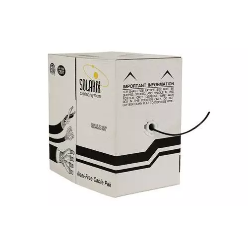 obrázek produktu Kabel Solarix UTP Cat5e drát 305m PE venkovní