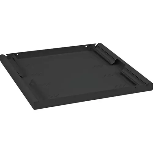 obrázek produktu Police Triton s perforací 1U/550mm, nosnost 80kg, černá