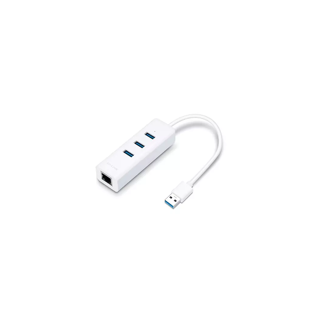 Obrázek produktu Adaptér TP-Link UE330 USB 3.0 na Gigabit Ethernet  + USB Hub