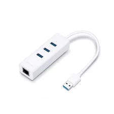 obrázek produktu Adaptér TP-Link UE330 USB 3.0 na Gigabit Ethernet  + USB Hub