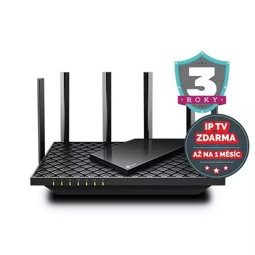 obrázek produktu WiFi router TP-Link Archer AX72 WiFi 6  AX5400, 4 x GLAN, 1x GWAN, 1x USB, 2,4/5GHz, OneMesh