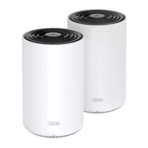 obrázek produktu WiFi router TP-Link Deco PX50(2-pack) AX3000 + G15000, WiFi 6E, 1x 2.5GLAN, 2x GLAN / 574Mbps 2,4GHz/ 2402Mbps 5GHz