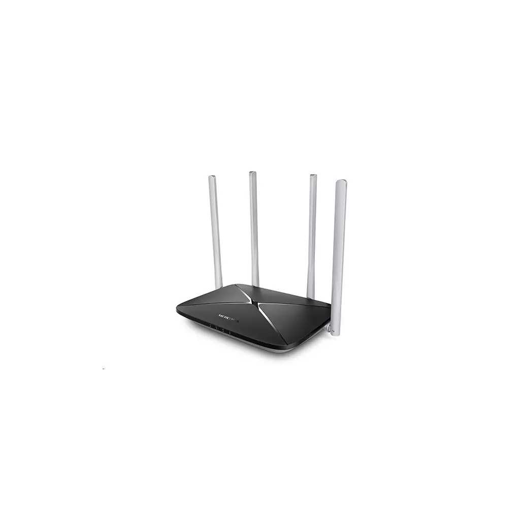 Obrázek produktu WiFi router TP-Link MERCUSYS AC12 AC1200 dual AP/router, 3x LAN, 1x WAN/ 300Mbps 2,4/ 433Mbps 5GHz