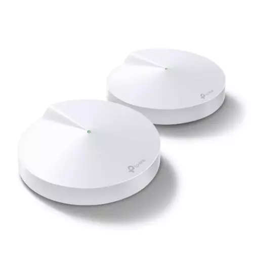 obrázek produktu WiFi router TP-Link Deco M5 (2-Pack) 2x GLAN, 1x USB/ 400Mbps 2,4GHz/ 867Mbps 5GHz