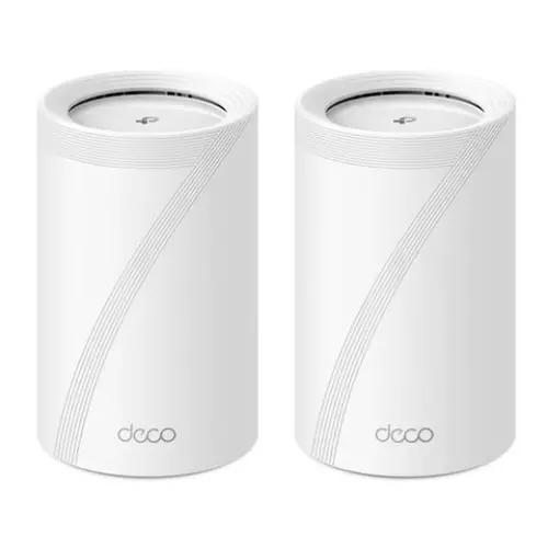 obrázek produktu WiFi router TP-Link Deco BE65(2-pack) AXE9300, WiFi 7, 4x 2.5GLAN, USB, 2,4/5/6GHz